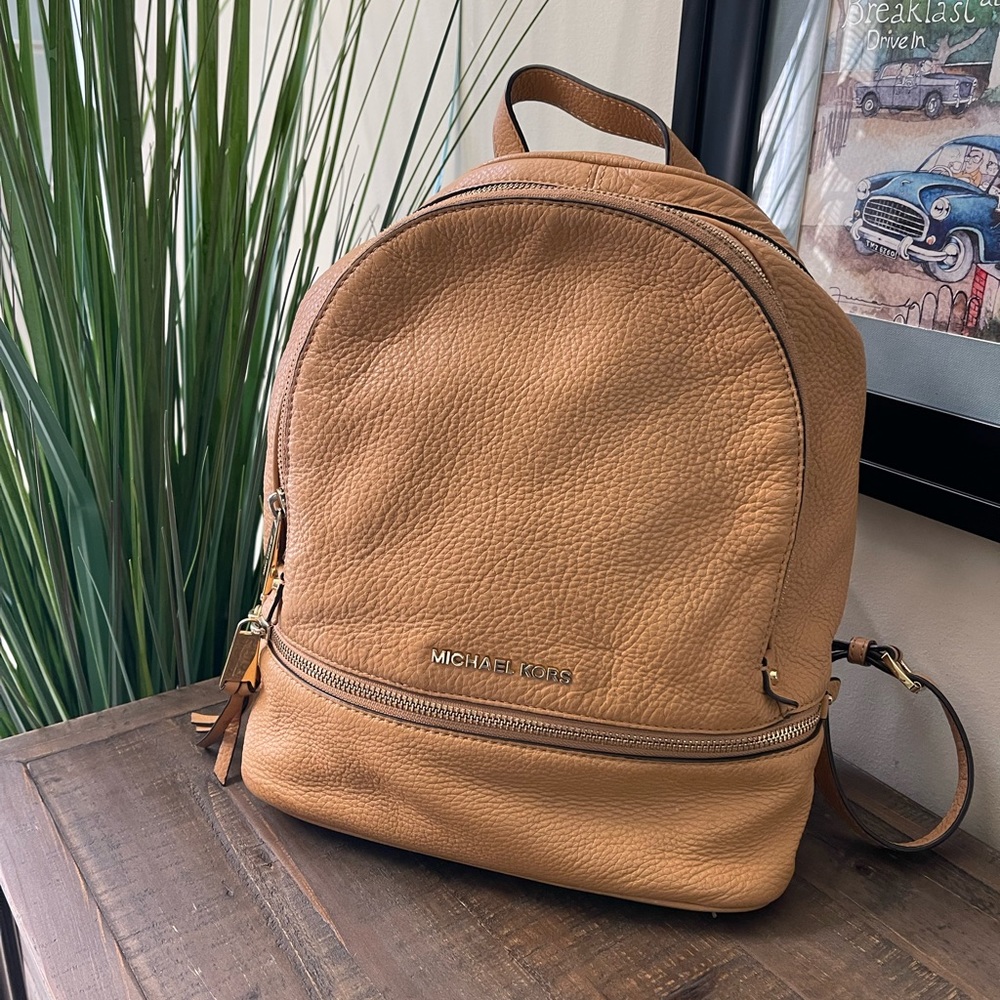 Michael Kors leather backpack
